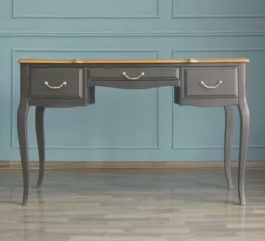 Стол письменный с 3 ящиками "Leontina Black