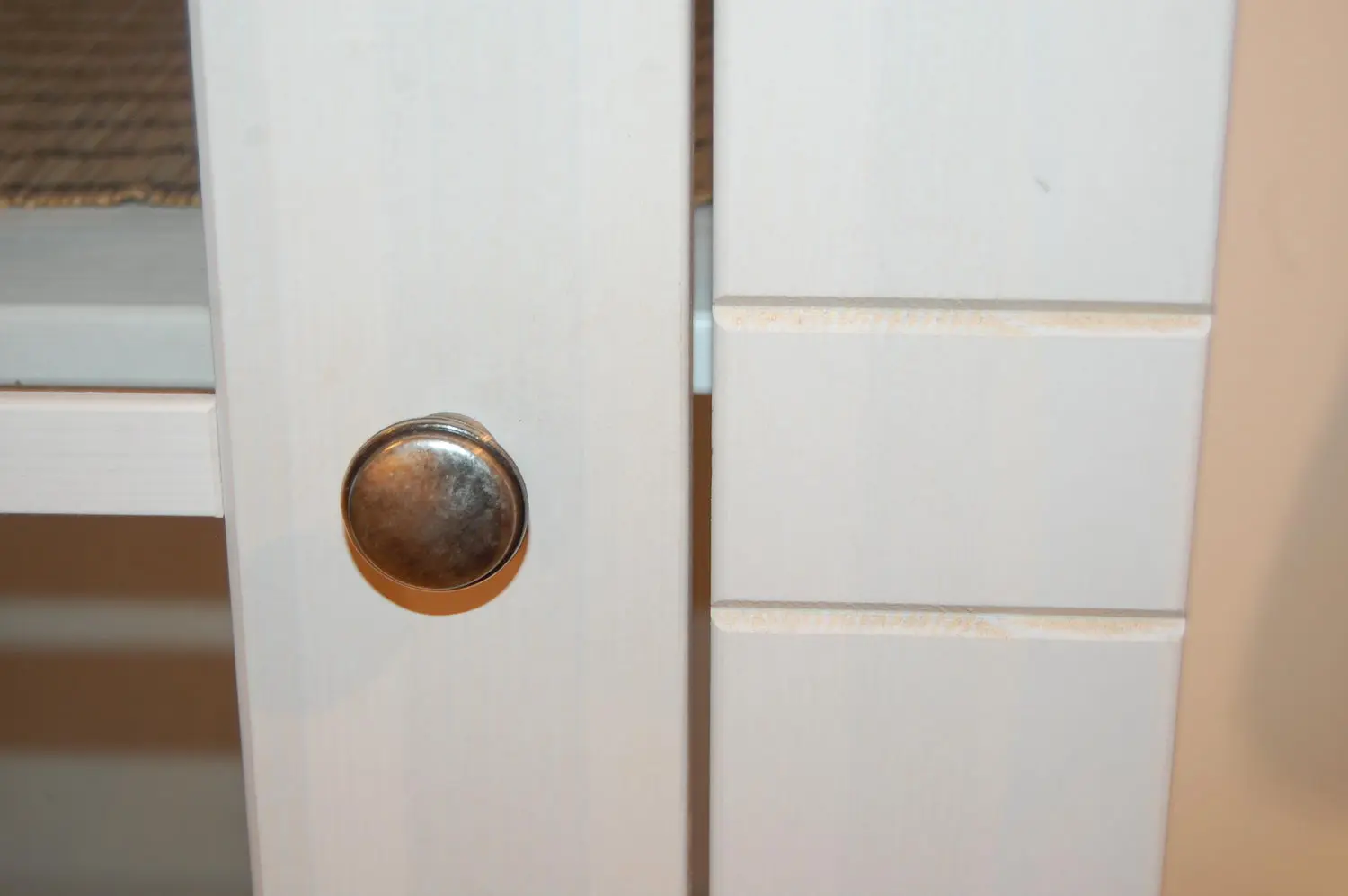 Витрина 1 ящик Бейли белый воск