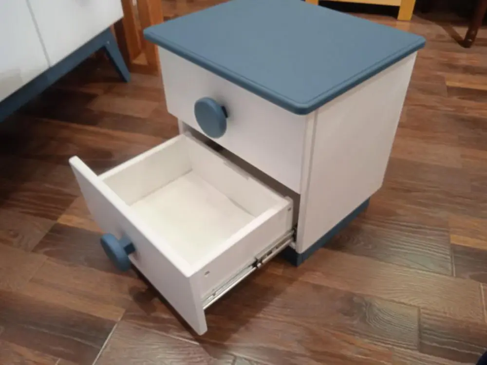 Тумба 2 ящика белая ТК №3