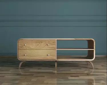 Комод под телевизор с ящиками в Скандинавском стиле "Ellipse"