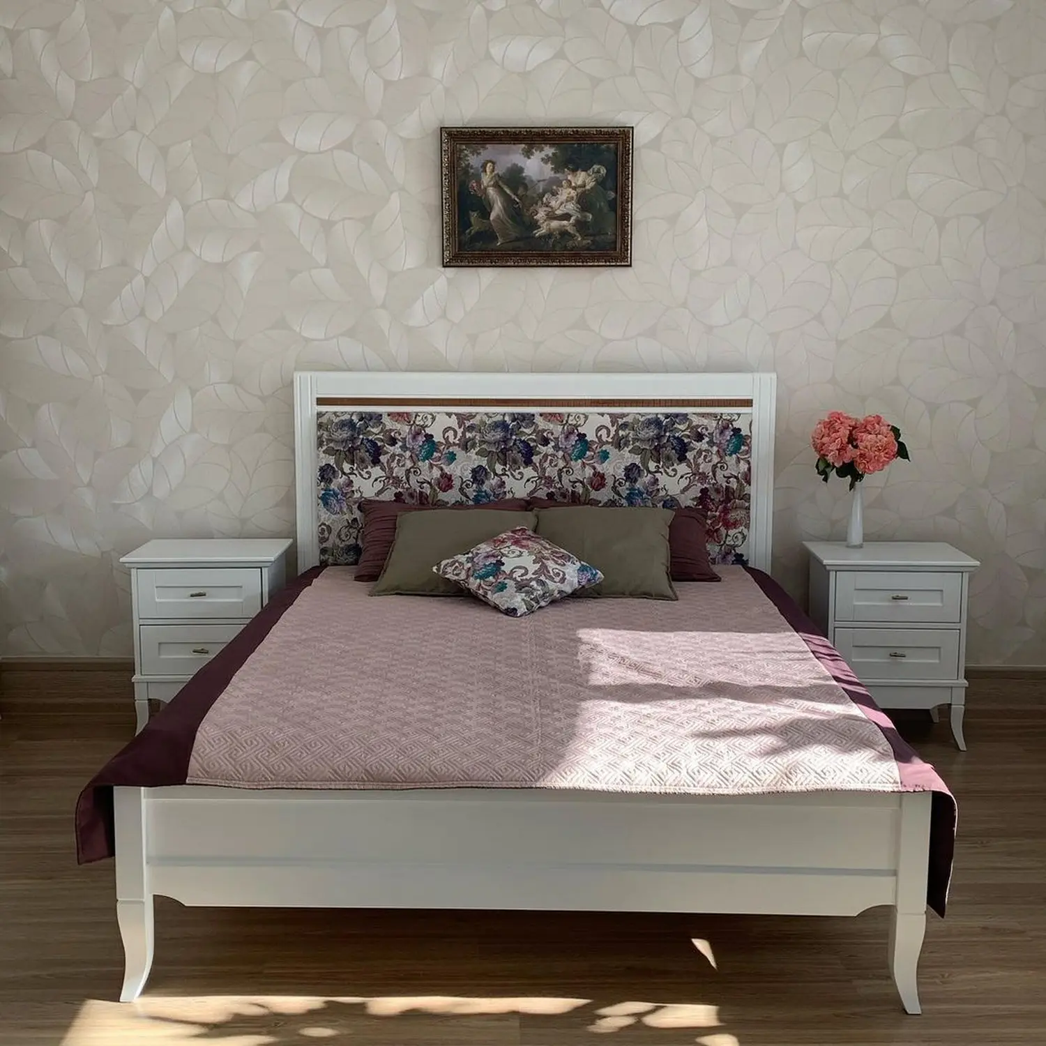 Кровать "Римини"1800х2000 с мягким изголовьем