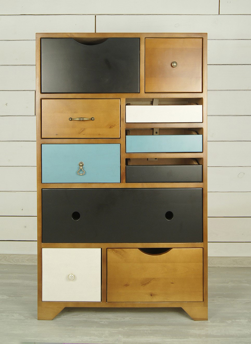 Комод универсальный из дерева «Aquarelle Birch» 10 ящиков