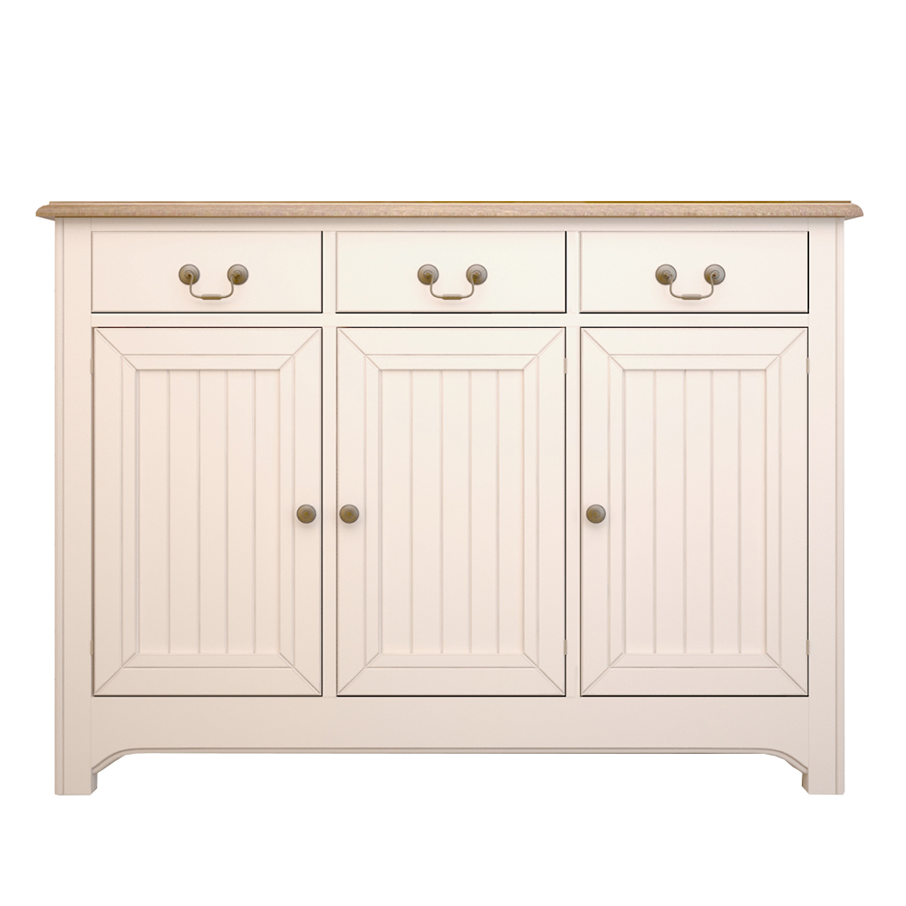 Бежевый комод Olivia 3 ящика/3 двери