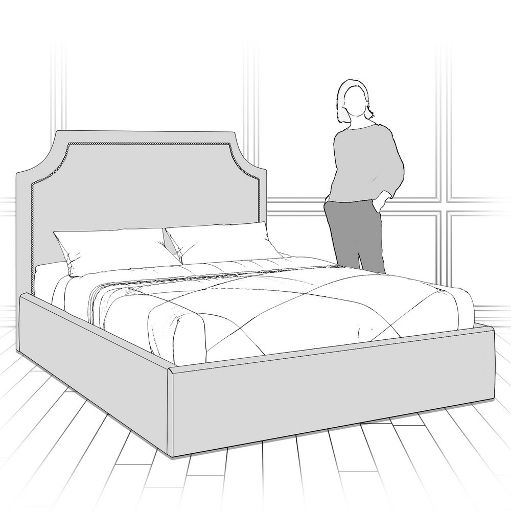 Кровать с подъемным механизмом K09-1600-N-B12