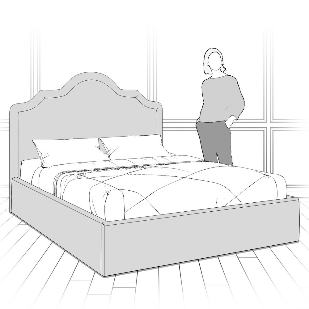 Кровать с подъемным механизмом K05-1600-B12