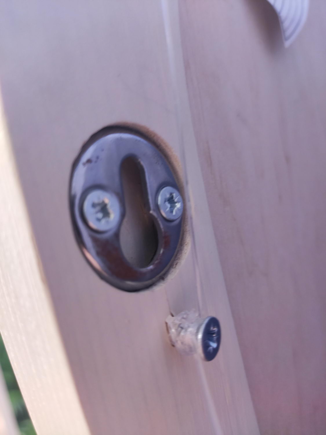 Зеркало бежевое из дерева ЛеБо