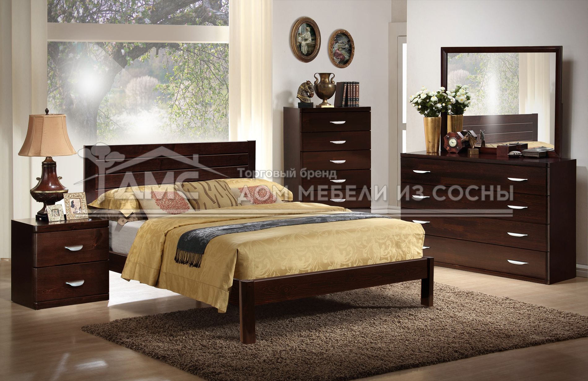 Кровать Готика 1600х2000