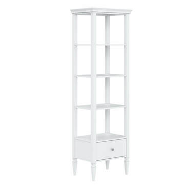 Этажерка «Ольса» 04 (h-1848) (белый лак)