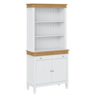 Буфет "Ольса" 200/221 (белый лак/антик 24)